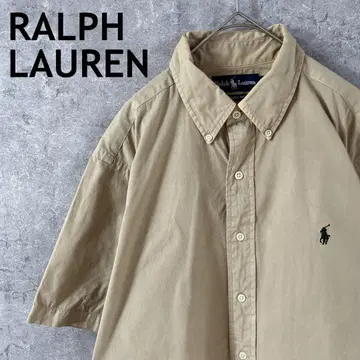 90s Ralph Lauren 반팔 셔츠 클래식 남성용 M 사이즈 루즈한