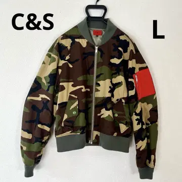 C&S 블루종 자켓 아우터 카모플라주 카모플라주 ROUND ABOUT