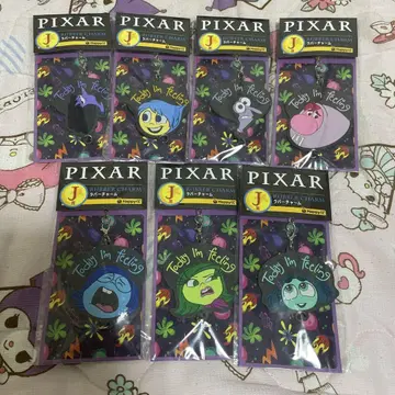PIXAR 픽사 Happy 복권 J상 러버 참 인사이드 헤드 7종