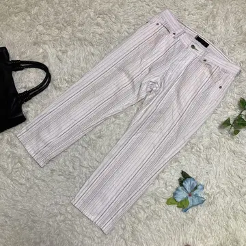 새상품급 리바이스 레드탭 캐주얼 팬츠 화이트 스트라이프 w32 2XL