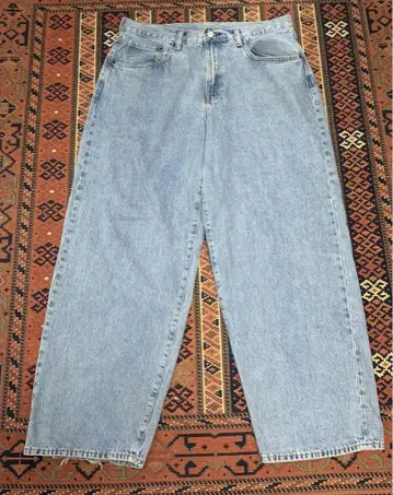 즉시 품절 ZARA 슈퍼 배기 데님 아이스 블루 33