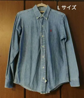 랄프 로렌 데님 셔츠 긴팔 L