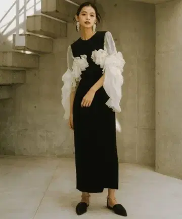 Knuth Marf 쉬폰 도킹 원피스 XS