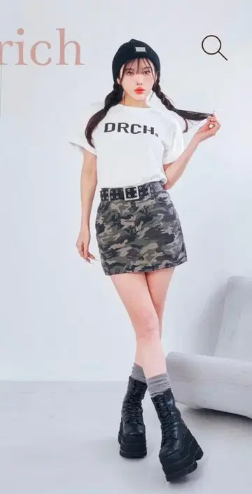 Darich 박스 로고 티셔츠