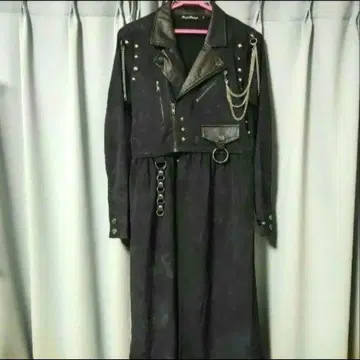 섹포 V 스타일 락 civa 라이더 레이어 체인 자켓