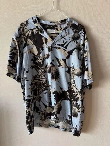 사타데즈 알로하 셔츠 블루 XL