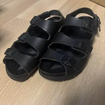 버켄스탁 42 가죽 샌들