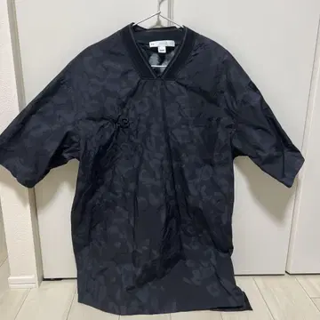 Y-3 블랙 카모 패턴 티셔츠 XS