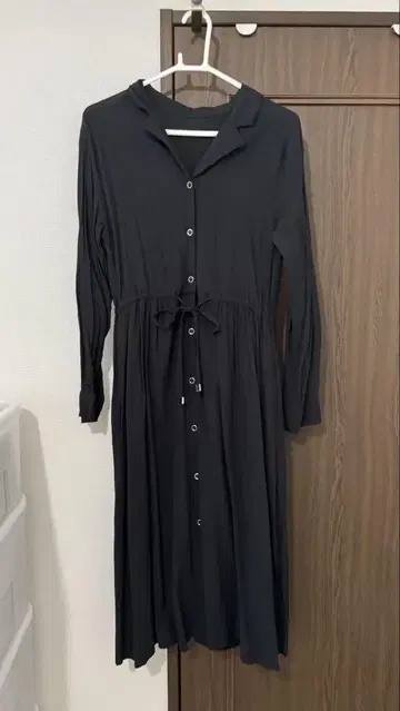 PAGEBOY 블랙 셔츠 원피스 F 사이즈