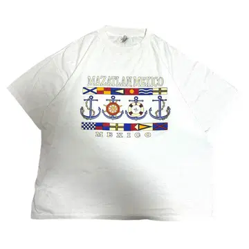 90sMAZATLAN MEXICO 빅 실루엣 티셔츠