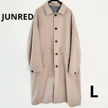 베이지 스텐카라 코트 스프링 오버 사이즈 JUN RED