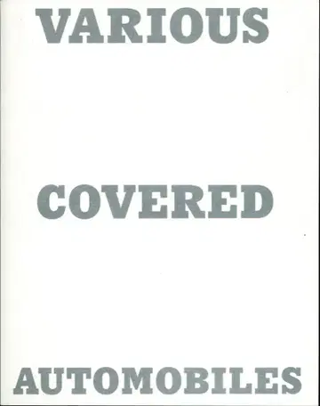 혼마 타카시 VARIOUS COVERED AUTOMOBILES 일반 버전