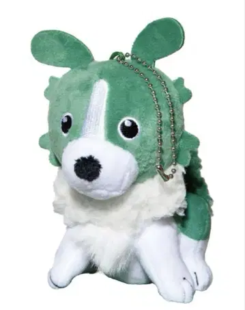 녹색과 노란색 사회 브로콜리 봉제 인형 키링, 미개봉 새상품