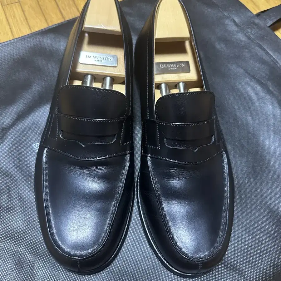 や*う様 5回使用 JM WESTON eugene loafer 7 Jay M. Weston 180 7F (270-275 sizes) Boxcarf Penny Loafer
