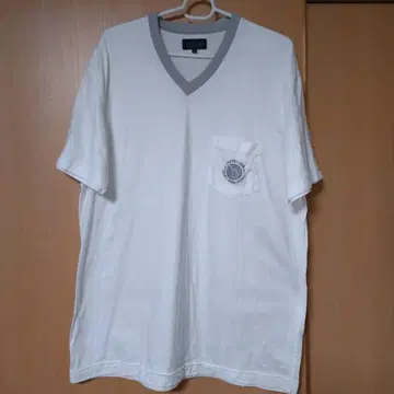 adabat 화이트 V넥 티셔츠 L