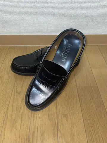 HARUTA 블랙 로퍼