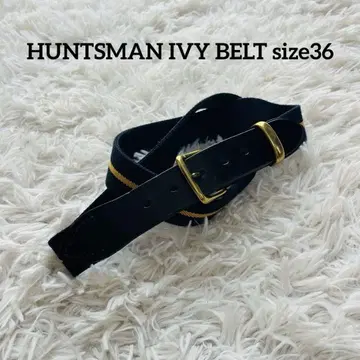 HUNTSMAN IVY BELT 아이비 벨트 네이비 size36