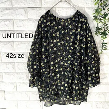 새상품 UNTITLED 블라우스 42 사이즈 빅 사이즈 언타이틀 13