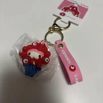 마이멜로디 산리오 엑스포 밧줄 입체 마스코트 키링