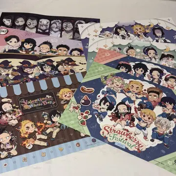 귀멸의 칼날 ufotable cafe 런치 매트