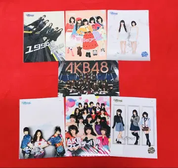 새상품 AKB48 클리어 파일 7종 세트 '중력 공감 공연' 노기자카46