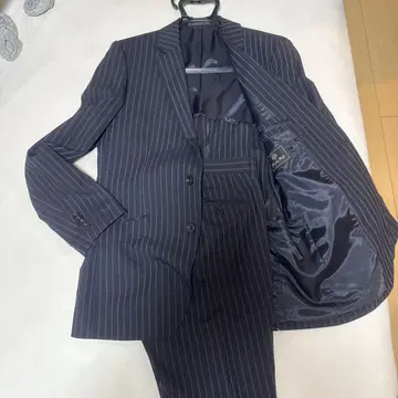 Men's Bigi 스트라이프 셋업 네이비
