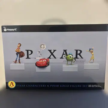 해피 복권 픽사 A상 캐릭터 & 로고 피규어 세트