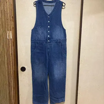 milimili 데님 오버롤 살로펫 커버올 작업복