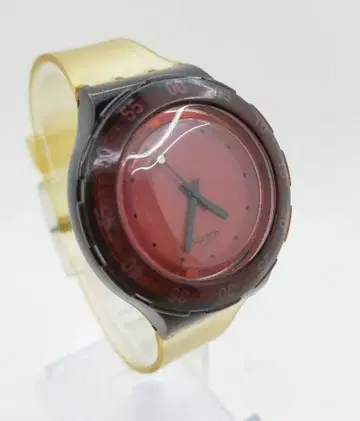 Swatch 스와치 Red Wood SDR100 손목시계 아날로그