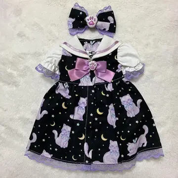 인형용 고양이 귀 세일러 원피스 딜러 제작 MDD 몽환룩