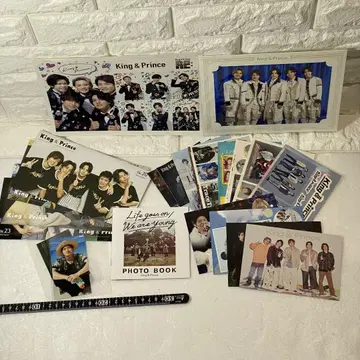 King & Prince 엽서 & 스티커 18장 + 뉴스레터 x4 세트