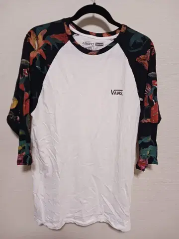 VANS 반스 7부 플라워 프린트