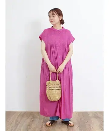 사만사 모스모스 SM2 핀턱 프렌치 원피스 핑크 여름 아이템 완판