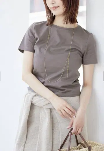 2024 SLOBE IENA BASIC 컴팩트 TEE -땀 얼룩 방지-