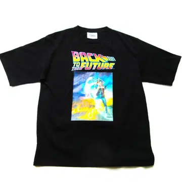 백투더퓨처 BACK TO THE FUTURE 블랙 L 티셔츠