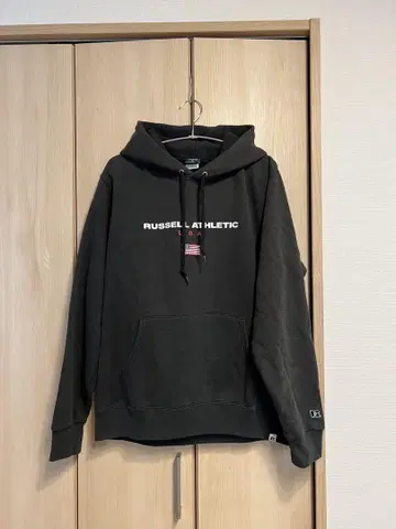 RUSSELL ATHLETIC 후드티 블랙 L 사이즈
