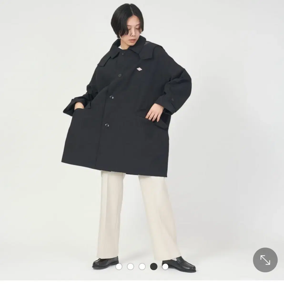 コート FACADE PATTERN Cashmere Balmacan coat_black Designer fashion, Seoul-fully created | W Concept