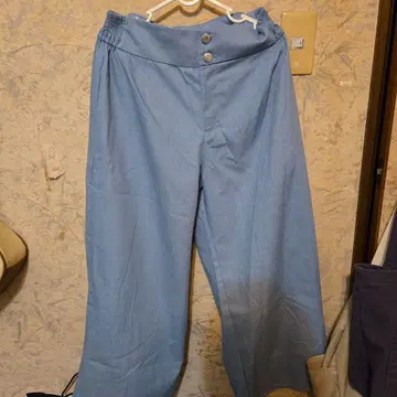 리본 포함 라이트 블루 팬츠 86-94cm