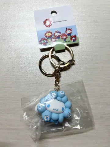 산리오 밉밉 나리키리 입체 키링 시나모롤