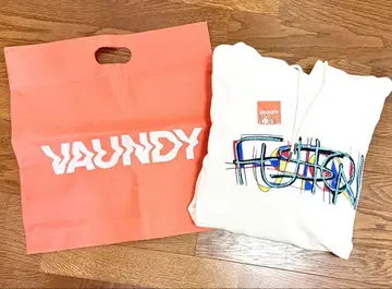vaundy FUSION 데님 후드티 화이트 XL