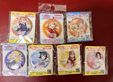 Aqours 캔뱃지 세트 7개