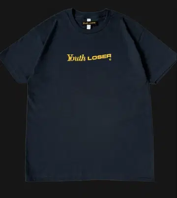 youth loser LOGO T-SHIRT NAVY SUNFLOWER