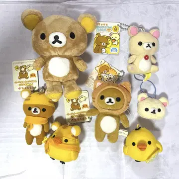 리락쿠마 봉제 인형 마스코트 코리락쿠마 키이로이토리 헤이세이 레트로