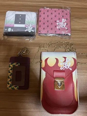 귀멸의 칼날 굿즈 지갑 파우치