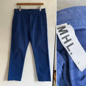 MHL. 프렌치 워크 팬츠 마가렛 호웰 블루