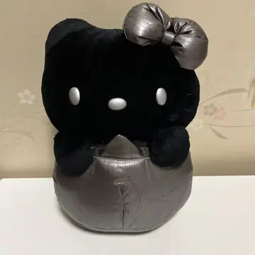헬로키티 봉제 인형 대 블랙 하코네 오와쿠다니 산리오 레어 2000년