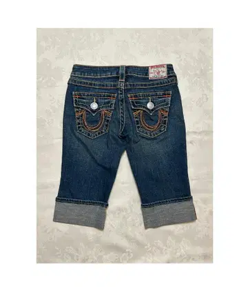 TRUE RELIGION RAINBOW SOPHIE 하프 팬츠 USA제