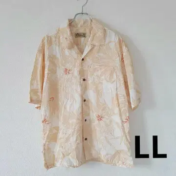Pana 알로하 셔츠 LL 올 패턴 넉넉한 빅 사이즈 카리유시 오키나와