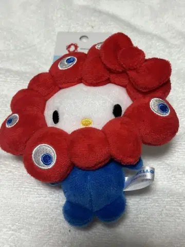 간사이 만박 키티 산리오 밧줄 인형 카라비너 포함