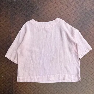 90s bryn walker 린넨 티셔츠 보트넥 USA제